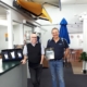 Stephen Sinnott and Freddy van der Schyff at Douglas looking happy with the international awning award