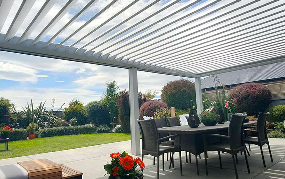 Enhance your outdoor living area with an NZ Louvres Roof by Douglas Innovation