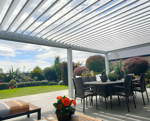Enhance your outdoor living area with an NZ Louvres Roof by Douglas Innovation