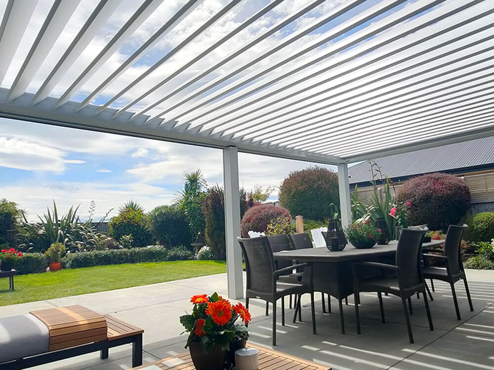 Enhance your outdoor living area with an NZ Louvres Roof by Douglas Innovation