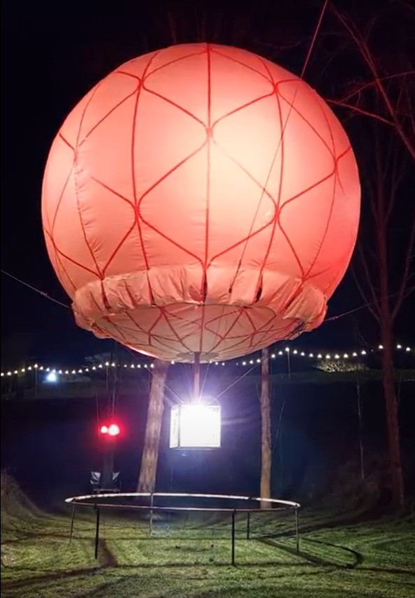 The Hope Voyager hot air balloon at Walk of Wonders
