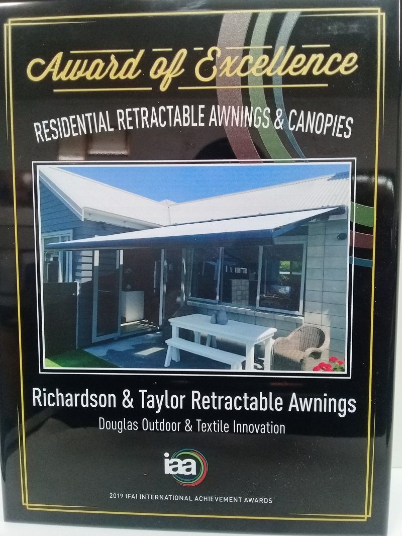 2019 IFAI IAA Retractable Outdoor Awnings Award for Excellence Photograph by Douglas Hawkes Bay