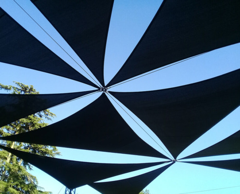 OFPANZ Award Entry - Shade Sails for Nest Fest - Shade Sail detail