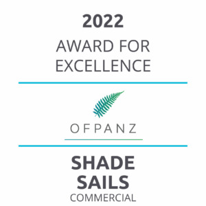 2022 OFPANZ Award for Excellence - Shade Sails - Commercial