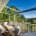 Retractable Pergola Roof fully open, on Napier Hill NZ