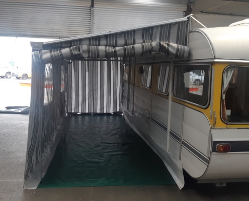 Caravan Awning doubles floor space Hawkes Bay